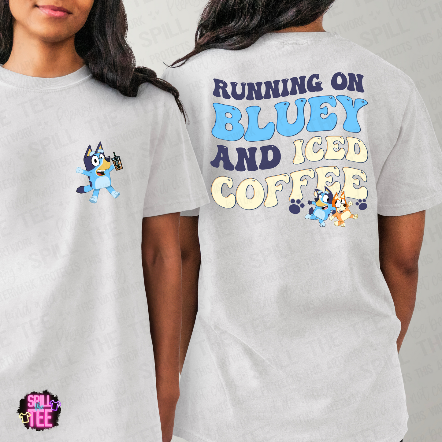 BLUE & ICED COFFEE