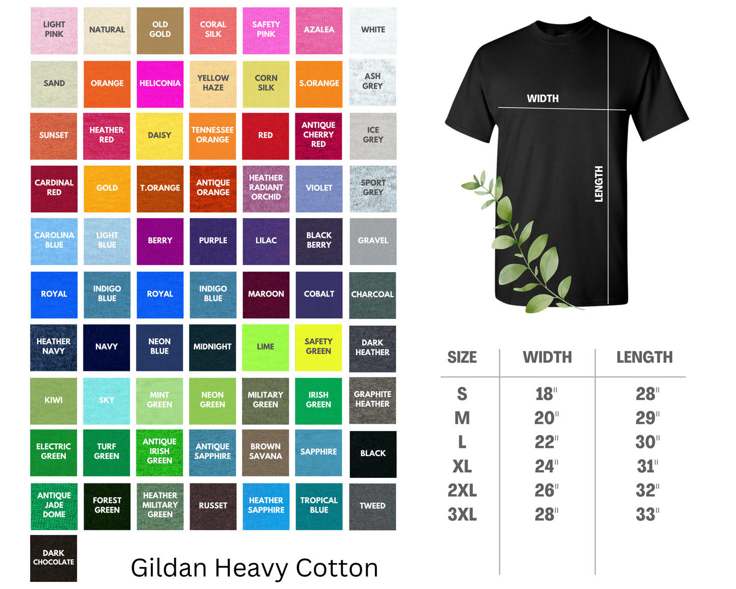 Custom Gildan Heavy Cotton T-Shirt