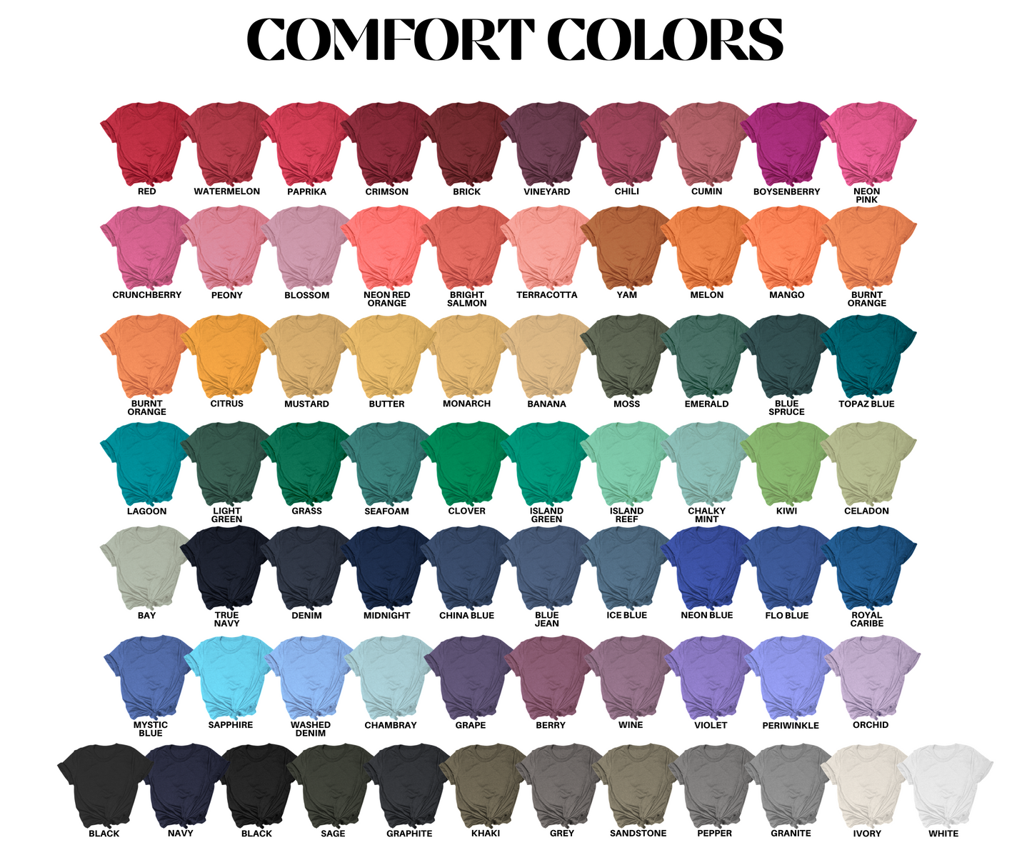 Custom Comfort Colors T-Shirt
